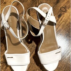 COACH Wedge Sandals Size 8.5 ..
